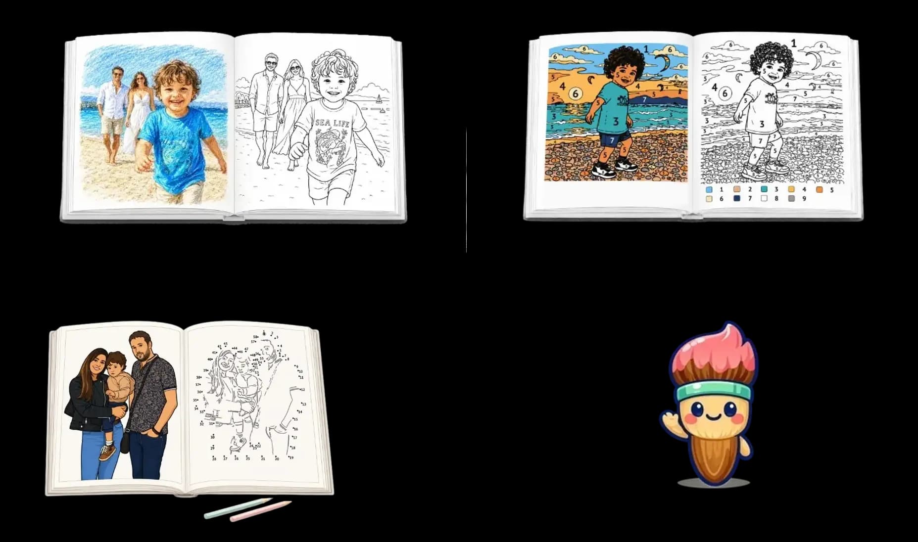 The Pinso Album personalized from your family photos